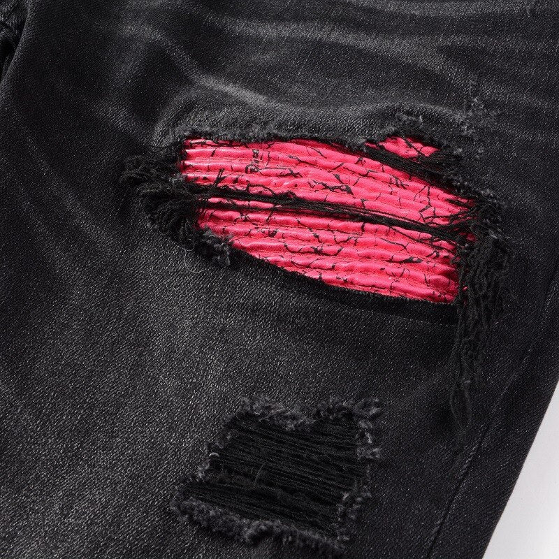 Pink Patch Jeans