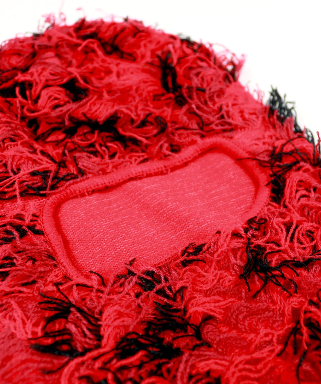 Distressed Red Balaclava