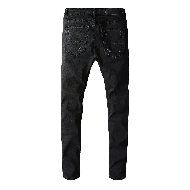 Black Bandana Jeans