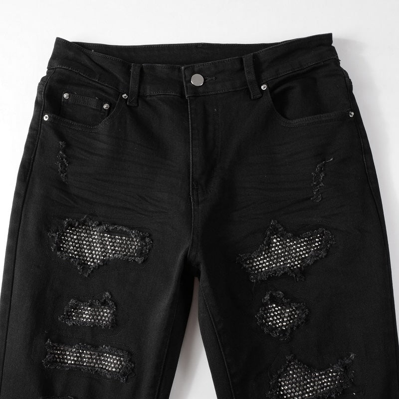 Sparking Black Jeans